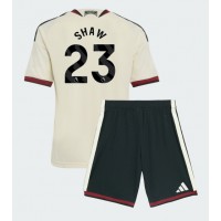Manchester United Luke Shaw #23 Kolmas Peliasu Lasten 2026-27 Lyhythihainen (+ Lyhyet housut)